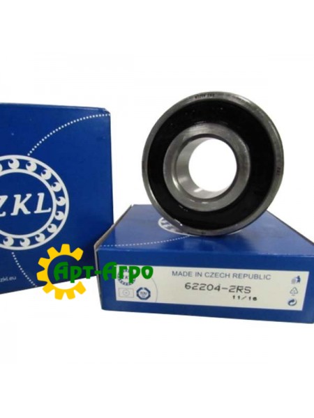 62204-2RS TIMKEN Підшипник однорядний кульковий