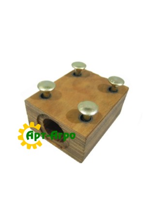 000678522 Деревянный подшипник 678522 соломотряса комбайна Claas - 61х100х124мм [TR] (JAG)