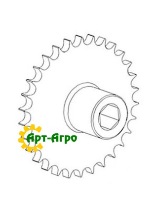 AH130571 Koło zębate Z=30 t=19,05 Napęd windy powrotnej John Deere