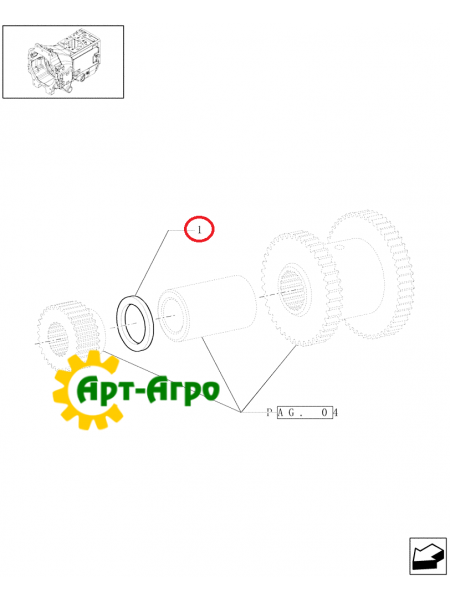 5129643 Регулювальна шайба CNH