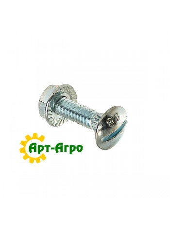 0006264061 Болт сегмента М6х25 под отвертку+гайка, длинный CLAAS (Alpha Parts)