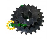 AH125782 Подвійна ланцюгова зірочка приводу реверсу похилої камери John Deere (Cametet)