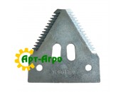 Z52672 Reaper knife segment, large notch, John Deere (NCM)