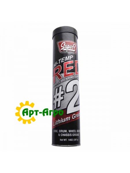 Смазка литиевая SUPER S HI-TEMP RED LITHIUM NLGI 2 (0.4кг) SuperS