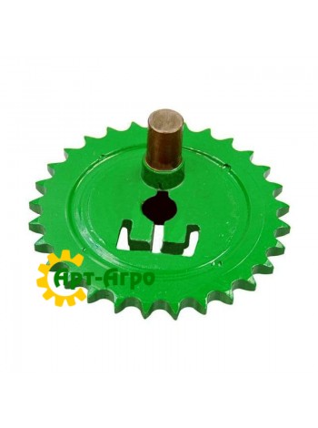Звездочка z29 с эксцентриком для соломотряса комбайна John Deere - 29 зубьев