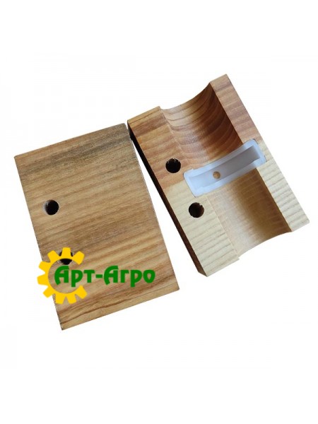 AZ45586-WN Wooden bearing for 38mm straw walker shaft of John Deere combine