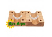 AZ31217 Wooden bearing for 38mm straw walker shaft of John Deere combine (JAG)