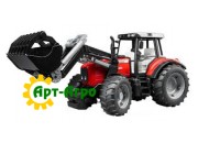 Игрушка трактор с ковшом Massey Ferguson 8240 BR-02042