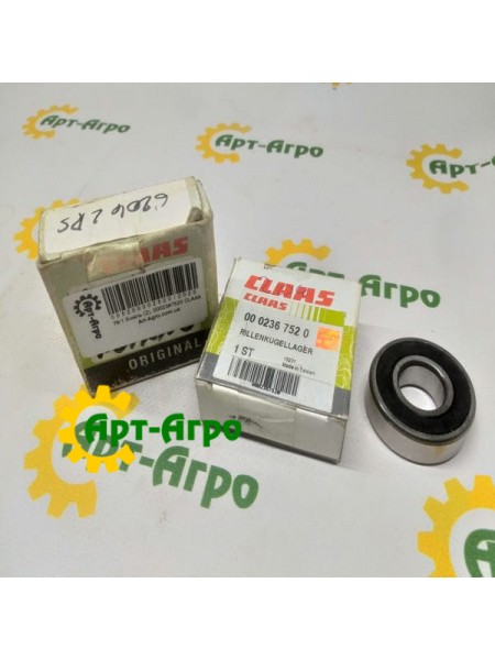 0002367520 CLAAS- 6204 2HRS FAG Підшипник однорядний кульковий