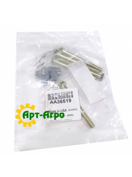 AA36519 Комплект (болт-19M7668-5 шт+гайки-14M7274-10 шт) John Deere