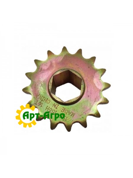 195-153H Sprocket (6-faced) 40B16T X 7/8 Great Plains fertilizer shaft