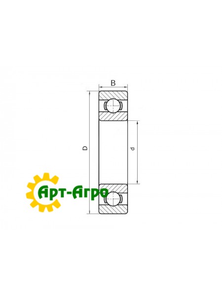 6211-2RS HARP Підшипник однорядний кульковий