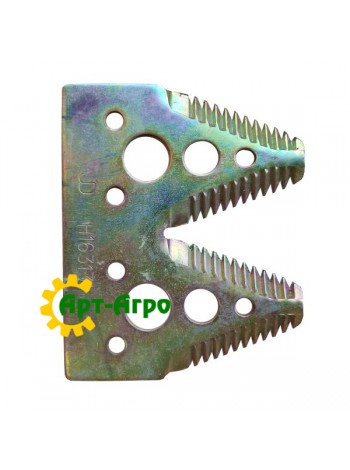H163131 Сегмент ножа жатки двойной (большая насечка) John Deere (XMP)