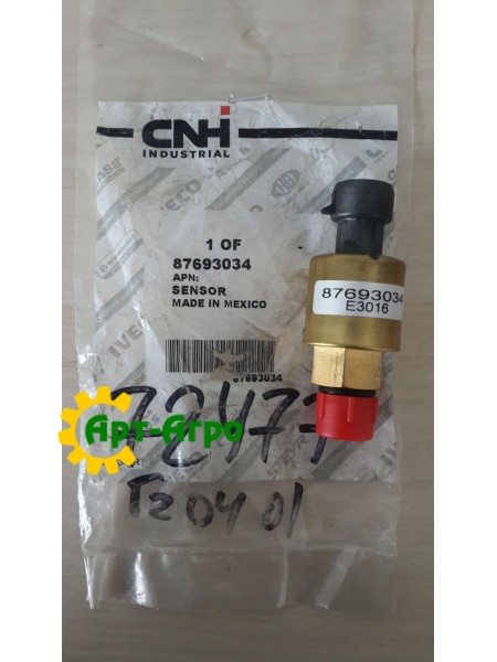 87693034 Czujnik ciśnienia hydraulicznego CNH