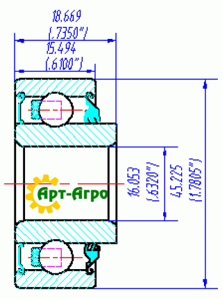 6209-2Z/C3 SKF Підшипник однорядний кульковий