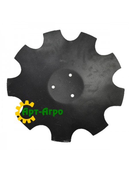 23246102 Brona talerzowa (rumianek) Horsch Eurozappa (D-455mm, h-4mm, 3 otwory)