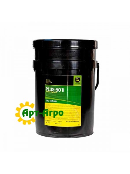 PLUS 50 II 15W-40 Моторное масло John Deere (20L)