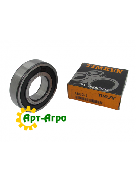 6206-2RS TIMKEN Подшипник однорядный шариковый