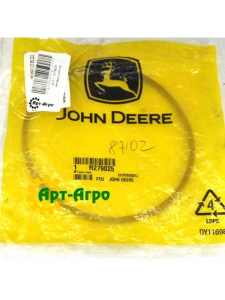 R279025 Pierścień uszczelniający wariatora wentylatora John Deere