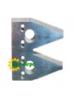 Н153329-RD Сегмент ножа жатки двойной (мелкая насечка) John Deere(RADURA)