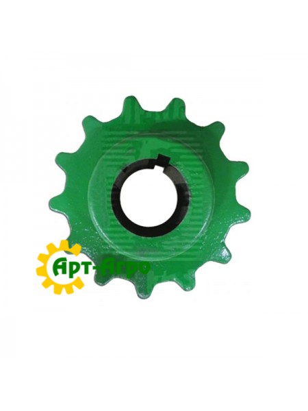 G159615 Sprocket z=13 (outer upper shaft of feeder chamber) John Deere (Greenly)