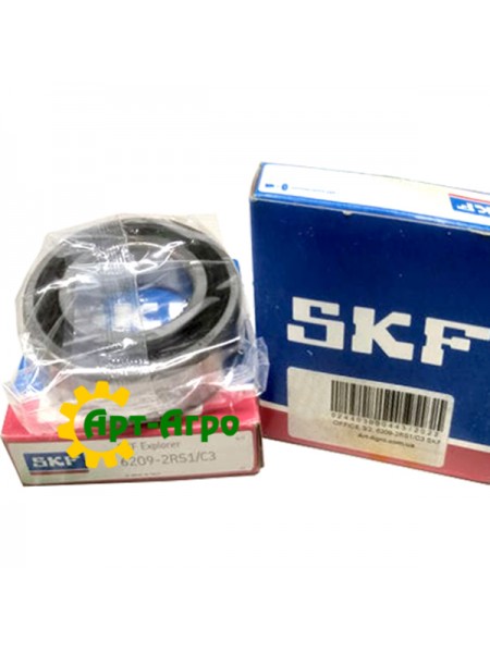 6209-2RS1/C3 SKF Підшипник однорядний кульковий