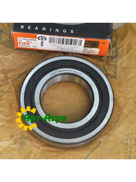6212 2RS FOX Germany Single Row Ball Bearing