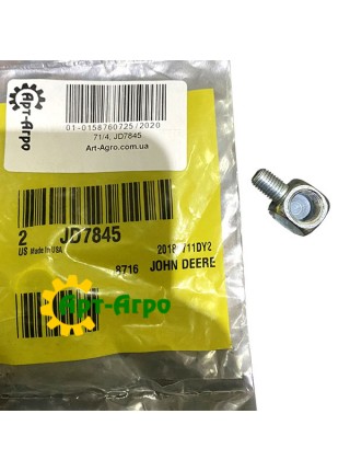 JD7845 Пресс-масленка 1/4-28 (6,35 мм) угол 90° John Deere
