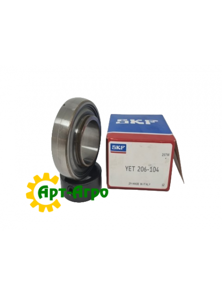 YET 206-104 SKF Закріплюваний кульковий підшипник YET 206-104 SKF Закріплюваний кульковий підшипник