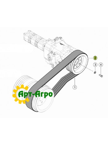 000602624 CLAAS pulley