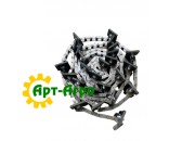 AH131074 Zespół przenośnika zbożowego John Deere 151 ogniw, 25 zgarniaczy, śr. 7,15 mm, CA550 (Cametet)