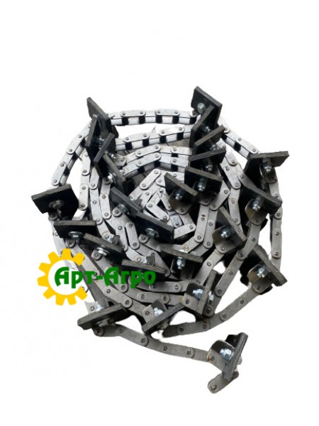 AH131074 Колосовой элеватор John Deere в сборе 151 звеньев, 25 скребков, d 7,15 мм, CA550 (Cametet)