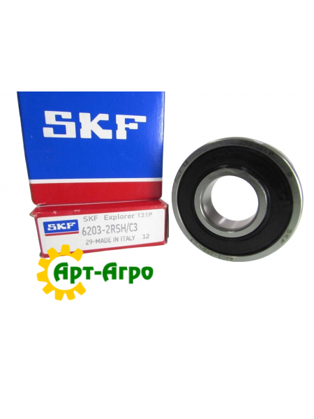 6203-2RSH/C3 SKF Підшипник однорядний кульковий 6203-2RSH/C3 SKF Підшипник однорядний кульковий