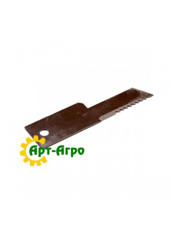 Z59033/89516450 Stały nóż siekający ząbkowany otwór 13mm John Deere (COMBINE)