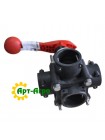 ZF820 Кран шаровый 5-ти ходовой 1"-1/4Zoll Amazone