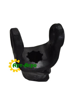 Шлицевая вилка карданного вала 8 шлиц(38x32x8) под крестовину 30,2x92