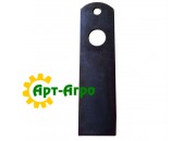 H215004 Нож измельчителя неподвижный гладкий 190x50x3 John Deere (Radura)