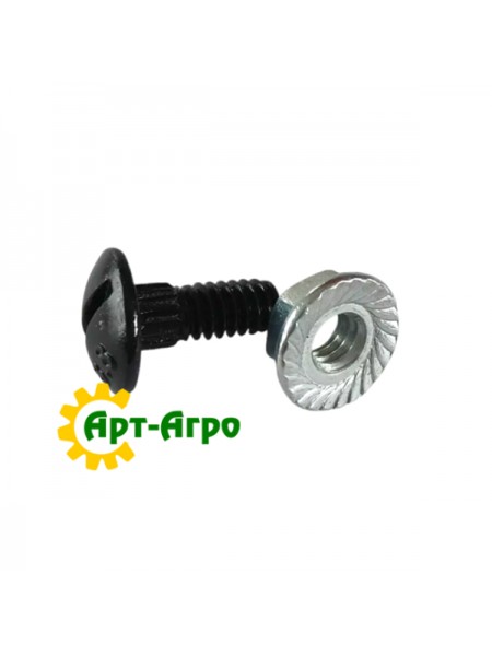 626407/626408 Болт сегмента М6х16 під викрутку з гайкою CLAAS (Alpha parts)