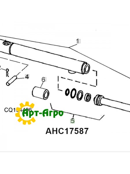 AHC17587 Ремкомплект гидроцилиндра John Deere