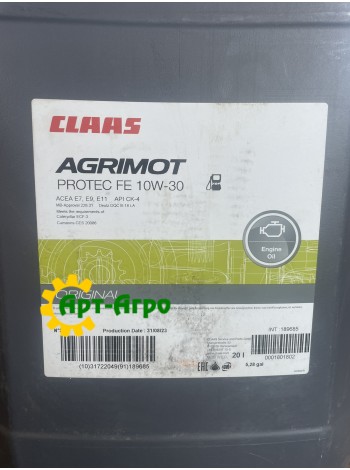 AGRIMOT Protec FE 10W30 20L CLAAS моторное масло