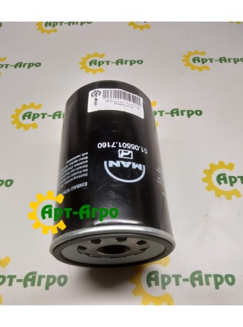 51.05501,7160 Filtr oleju MANN