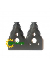 H163131 Сегмент ножа жниварки подвійний (велика насічка) John Deere(MISH)