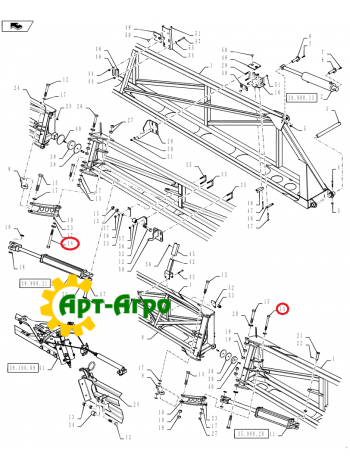 87564718 Śruba, 3/4-10 X 7, GR 5 DOR, 4430 CNH