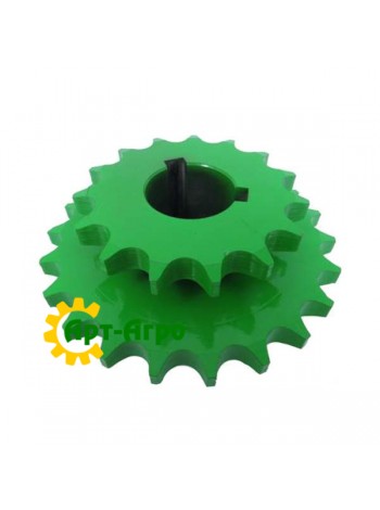 AH125782 Podwójna zębatka odwrócona domowa podajnika John Deere
