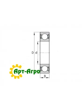 62307 2RS URB Підшипник