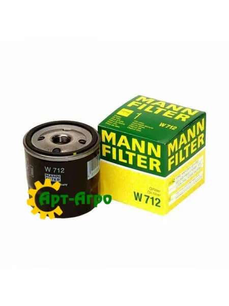 W712 Фільтр масляний MANN W712 Фільтр масляний MANN
