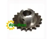 AH128075-HD Звездочка Z=19 привода выгрузочных шнеков John Deere (HD PARTS)