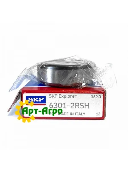 6301-2RSH SKF Підшипник однорядний кульковий