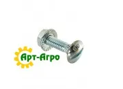 0006264061 Болт сегмента М6х25 под отвертку+гайка, длинный CLAAS (Alpha Parts) 