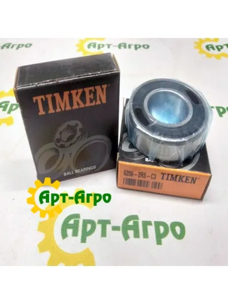 6206-2RS-C3 TIMKEN Підшипник однорядний кульковий 6206-2RS-C3 TIMKEN Підшипник однорядний кульковий